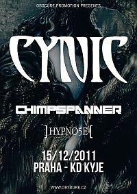 Plakat - Cynic, Chimp Spanner, Hypno5e