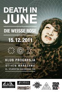 Plakat - Death In June, Die Weisse Rose