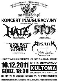 Plakat - Hate, Stos, Violent Strike, Disarm