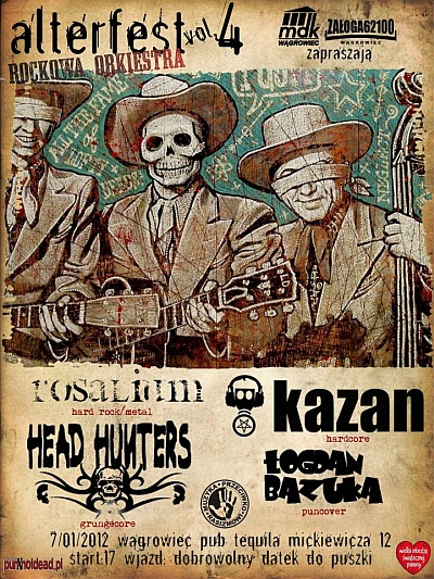Plakat - Rosalium, Kazan, Head Hunters, Łogdan Bazuka