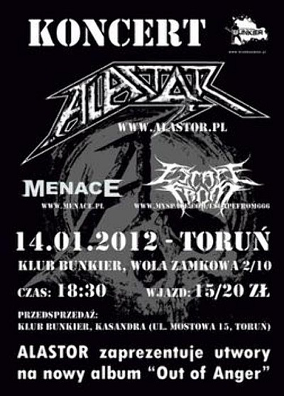 Plakat - Alastor, Escape From, Menace