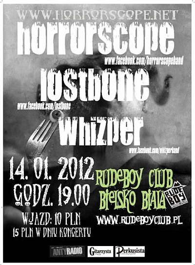 Plakat - Horrorscope, Lostbone, Whizper