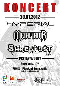 Plakat - Hyperial, Metaliator, Shredlust