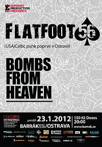 Plakat - Flatfoot 56, Bombs From Heaven