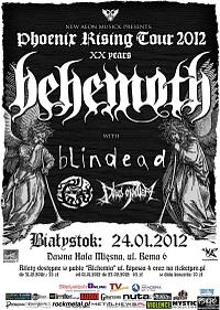 Plakat - Behemoth, Blindead, Morowe, Deus Mortem