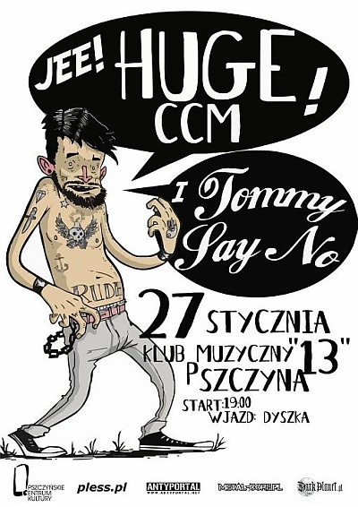Plakat - HugeCCM, Tommy Say No