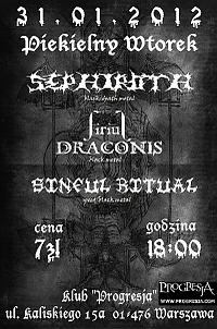 Plakat - Sephiroth, Sirius Drakonis, Sinful Ritual