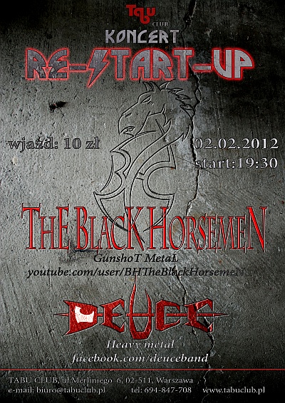 Plakat - The Black Horsemen, Deuce