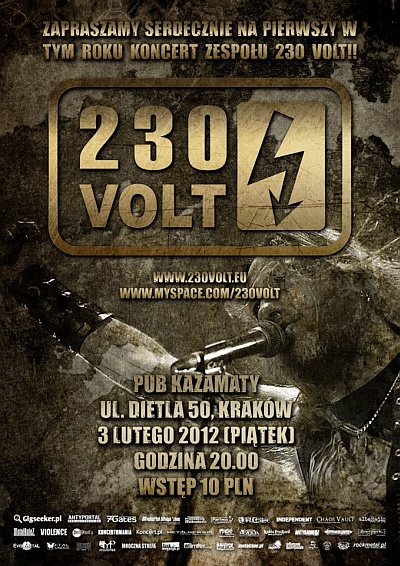 Plakat - 230 Volt