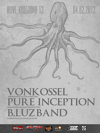 Plakat - Vonkossel, Pure Inception, B.luz Band