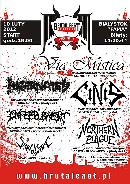 Koncert Via Mistica, Incarnated, Cinis, Enfeeblement, Northern Plague, Sarcastic