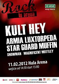 Plakat - Kult, Hey, Armia, Luxtorpeda, Star Guard Muffin