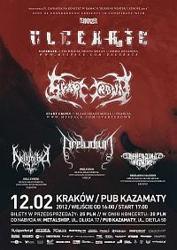 Plakat - Ulcerate, Svart Crown, Preludium