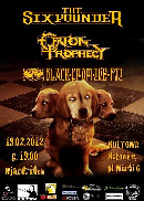 Koncert The Sixpounder, Orion Prophecy, Black From The Pit