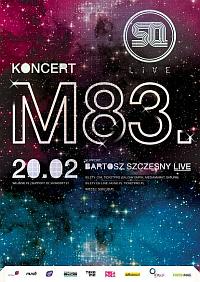 Plakat - M83, Bartosz Szczęsny