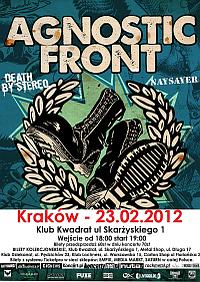Plakat - Agnostic Front, Death By Stereo