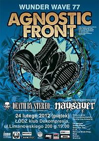 Plakat - Agnostic Front, Death By Stereo