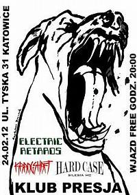 Plakat - Electric Retards, Krangshaft, Hard Case