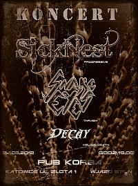 Plakat - Sicknest, Snake Eyes, Decay