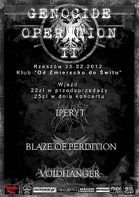 Plakat - Iperyt, Blaze of Perdition, Voidhanger