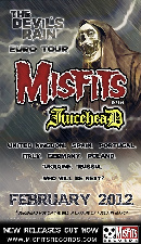 Koncert Misfits, Juicehead, Rhyme, The Shiver