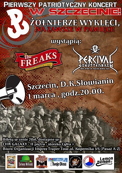 Plakat - The Freaks, Percival Schuttenbach