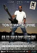 Koncert Tony MacAlpine, Agent Cooper, Disperse, Daniel Pique