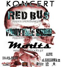 Plakat - Red Bus, Fairytale Show, The Modts