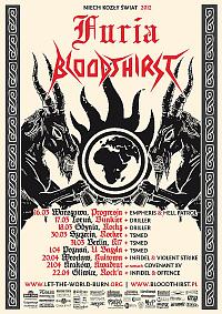 Plakat - Furia, Bloodthirst, Infidel, Violent Strike