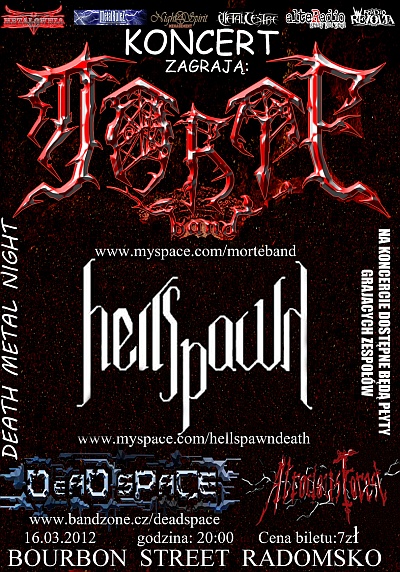 Plakat - Morte, Hellspawn, Dead Space, Atrocious Forest