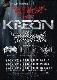 Plakat - Kreon, Fanthrash, Cerebrum, Pyrophobia