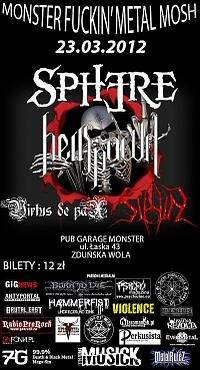 Plakat - Sphere, Hellspawn, Virtus De Pax