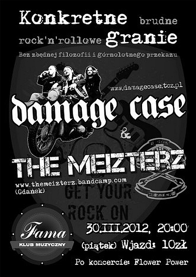 Plakat - Damage Case, The Meizterz
