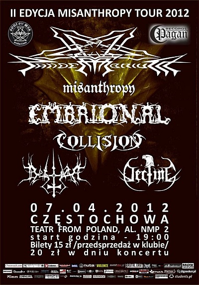 Plakat - Pandemonium, Embrional, Collision