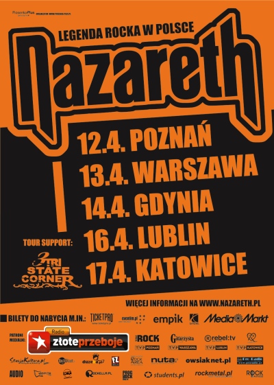 Plakat - Nazareth, Tri State Corner