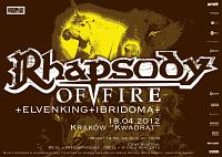 Plakat - Rhapsody Of Fire, Elvenking, Ibridoma