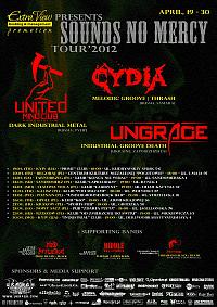 Plakat - Ungrace, Cydia, United Mind Club
