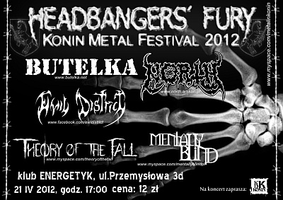 Plakat - Butelka, North, Evil District, Theory of the Fall