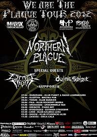 Plakat - Northern Plague, Escape From, Dying Spirit