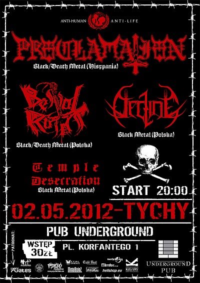 Plakat - Proclamation, Bestial Raids, Decline