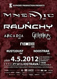 Plakat - Mnemic, Raunchy, Arcadia, Neosis