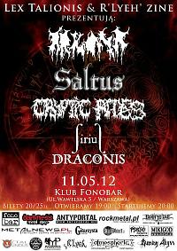 Plakat - Arkona, Saltus, Cryptic Rites, Sirius Drakonis
