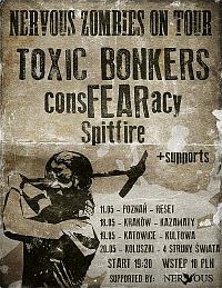 Plakat - Toxic Bonkers, Consfearacy, Spitfire