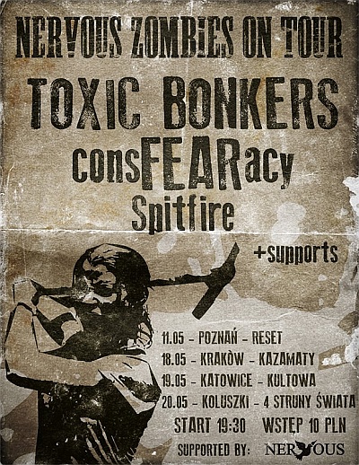 Plakat - Toxic Bonkers, Consfearacy, Spitfire