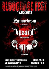 Plakat - Zamordism, Unsaint, Loathing