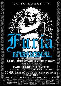 Plakat - Furia, Embrional, Abusiveness, Regicide Decease