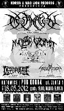 Koncert Profanation, Nuclear Vomit, Depopulate, No Salvation