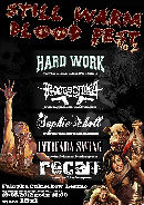 Koncert Hard Work, Bloodstained, Sophie Scholl, Intifada Swing, Recall
