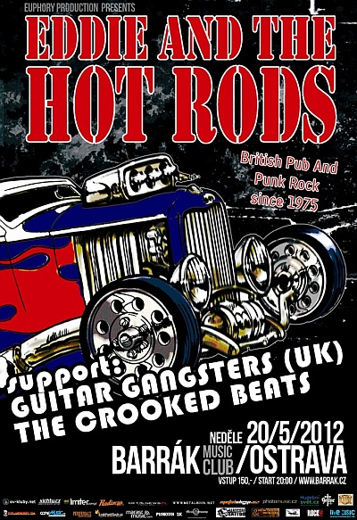 Plakat - Eddie and the Hot Rods, Guitar Gangsters
