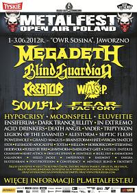 Plakat - Metalfest 2012